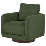 Iris Matcha Fabric Upholstered Swivel Accent Chair by Coaster at Eve Furniture