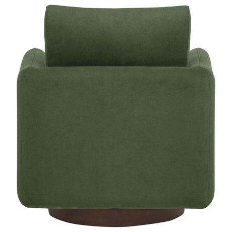 Iris Matcha Fabric Upholstered Swivel Accent Chair by Coaster at Eve Furniture