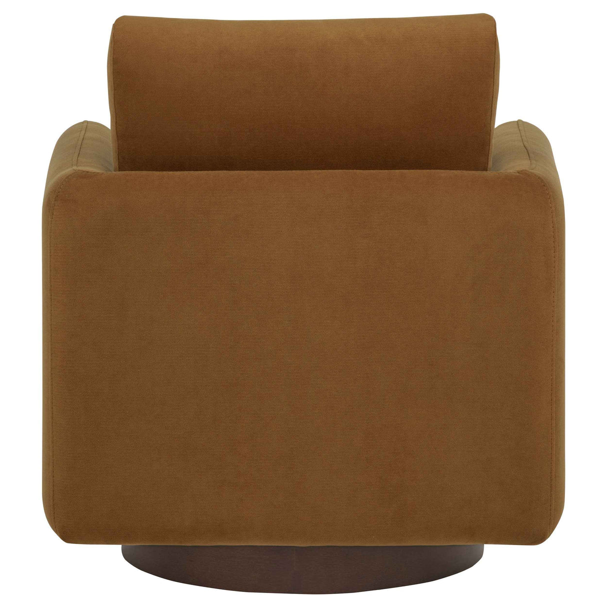 Iris Rust Fabric Upholstered Swivel Accent Chair by Coaster at Eve Furniture