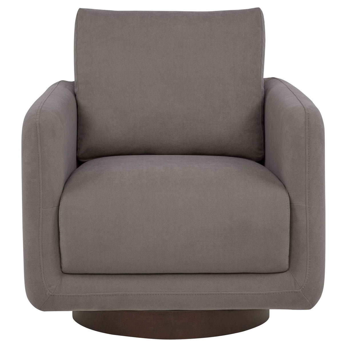Iris Stone Fabric Upholstered Swivel Accent Chair by Coaster at Eve Furniture