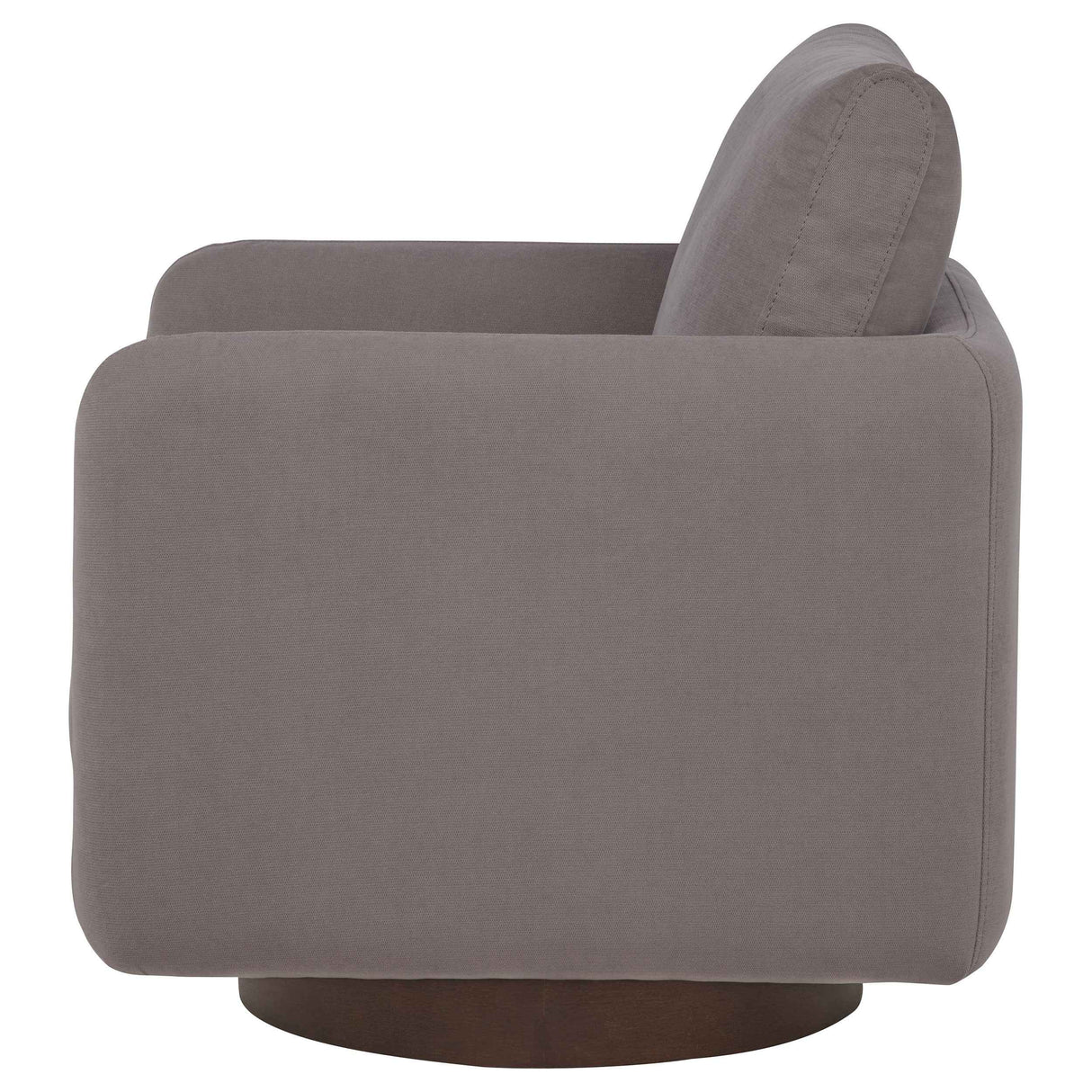 Iris Stone Fabric Upholstered Swivel Accent Chair by Coaster at Eve Furniture
