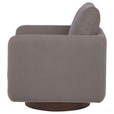 Iris Stone Fabric Upholstered Swivel Accent Chair by Coaster at Eve Furniture