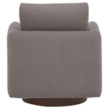 Iris Stone Fabric Upholstered Swivel Accent Chair by Coaster at Eve Furniture