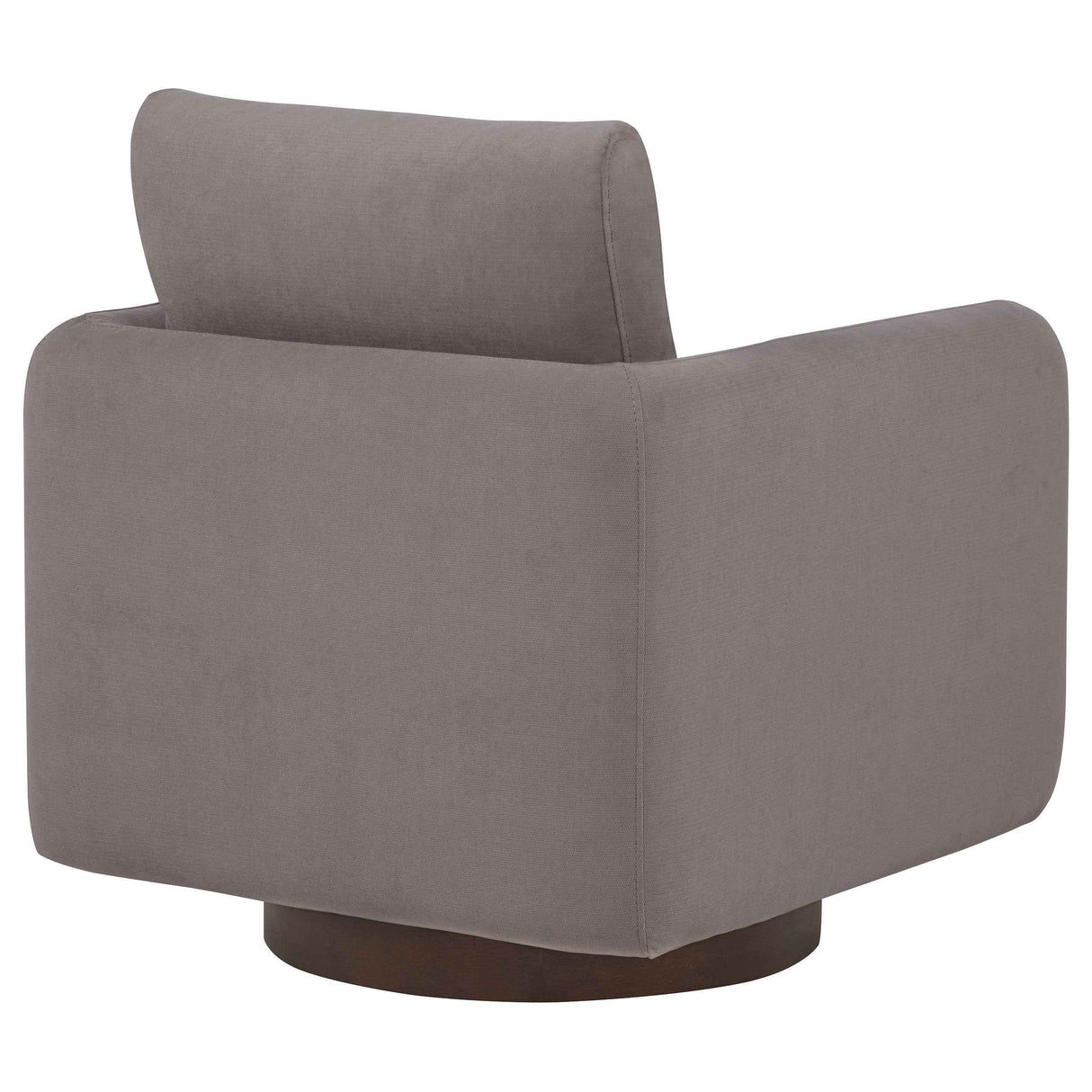 Iris Stone Fabric Upholstered Swivel Accent Chair by Coaster at Eve Furniture