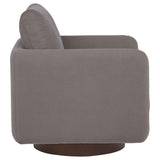 Iris Stone Fabric Upholstered Swivel Accent Chair by Coaster at Eve Furniture