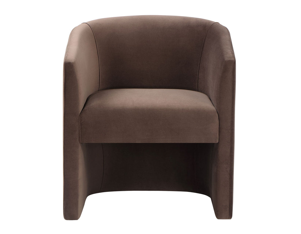 Iris Upholstered Chair, Cocoa