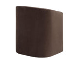 Iris Cocoa Upholstered Chair by Steve Silver at Eve Furniture