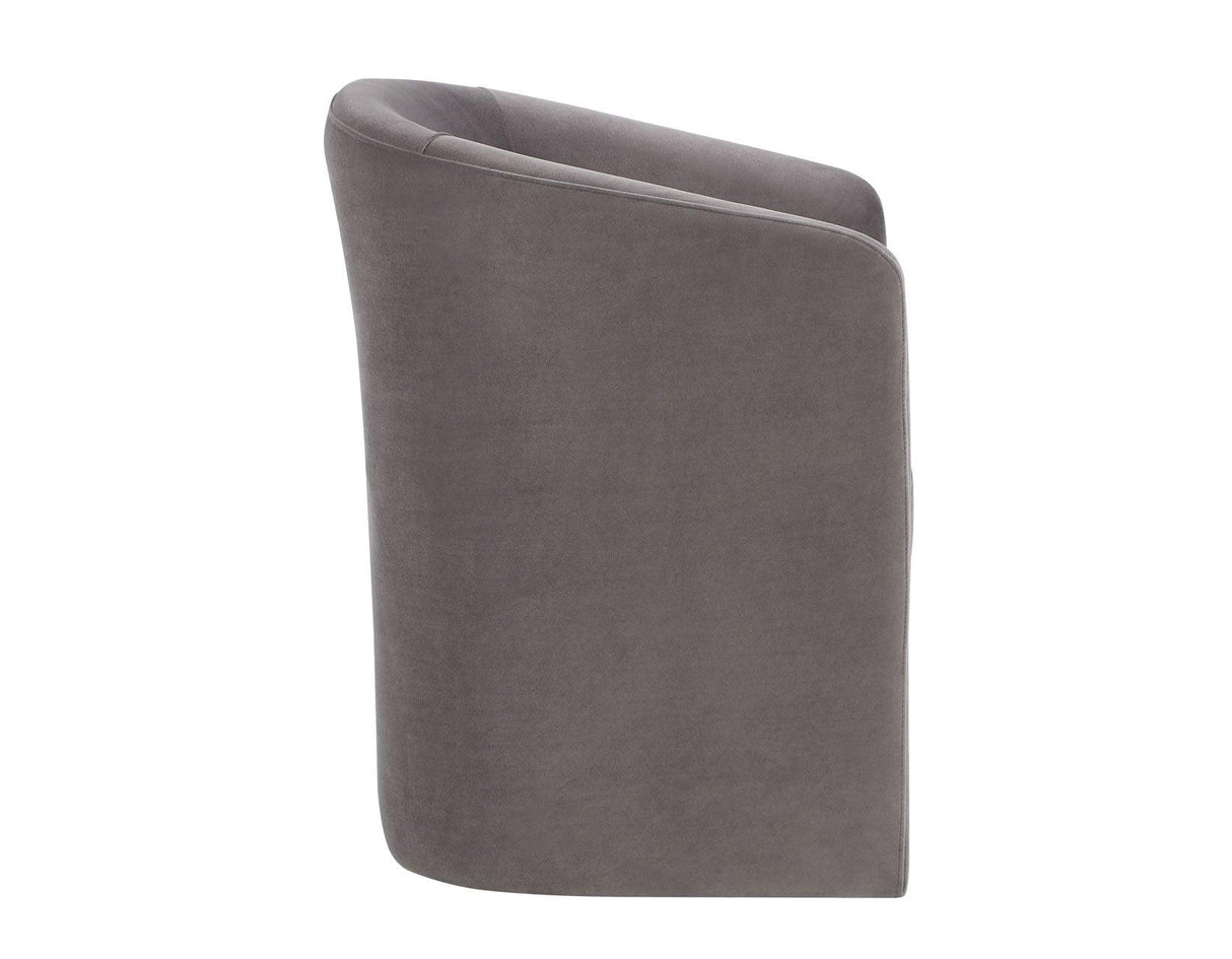 Iris Fog Upholstered Chair by Steve Silver at Eve Furniture