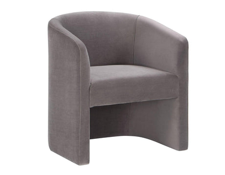 Iris Fog Upholstered Chair by Steve Silver at Eve Furniture