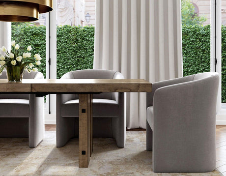 Iris Fog Upholstered Chair by Steve Silver at Eve Furniture