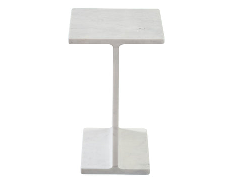 Irma Banswara White Marble Accent Table by Steve Silver at Eve Furniture