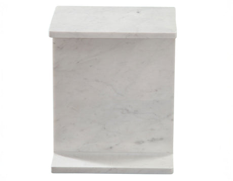 Irma Banswara White Marble Accent Table by Steve Silver at Eve Furniture