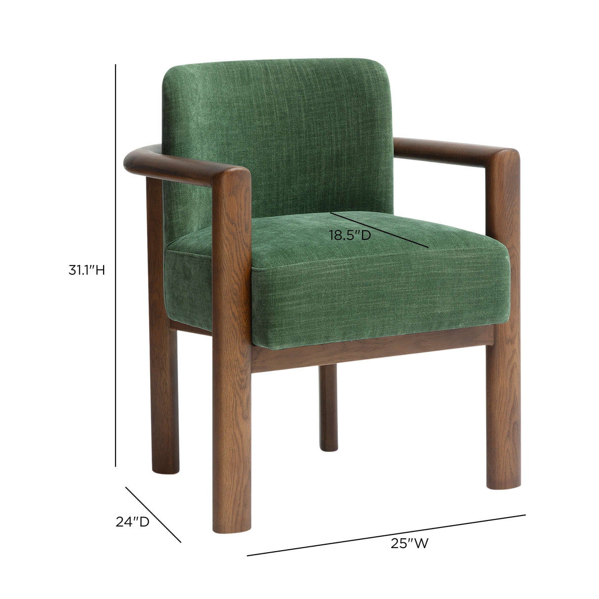 Irma Textured Performance Velvet Dining Chair