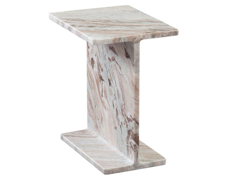 Irma Toronto Brown Marble Accent Table by Steve Silver at Eve Furniture