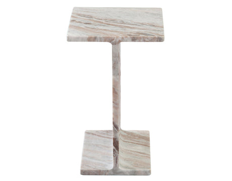 Irma Toronto Brown Marble Accent Table by Steve Silver at Eve Furniture