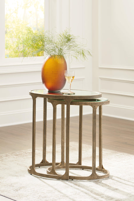 Irmaleigh Antique Black Accent Table by Ashley at Eve Furniture