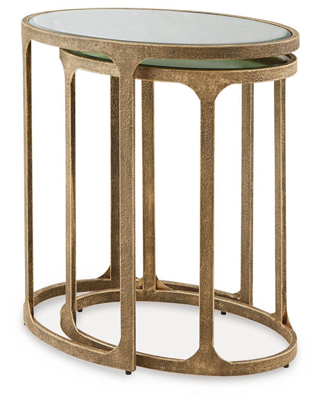 Irmaleigh Antique Black Accent Table by Ashley at Eve Furniture
