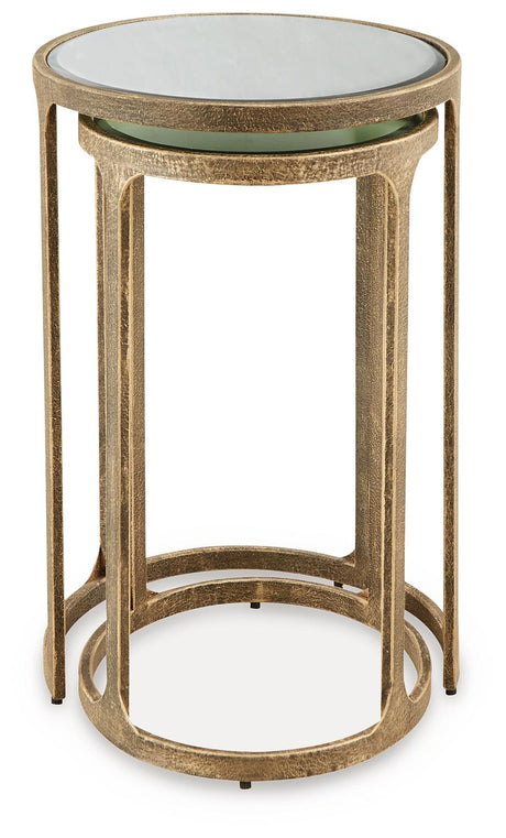 Irmaleigh Antique Black Accent Table by Ashley at Eve Furniture