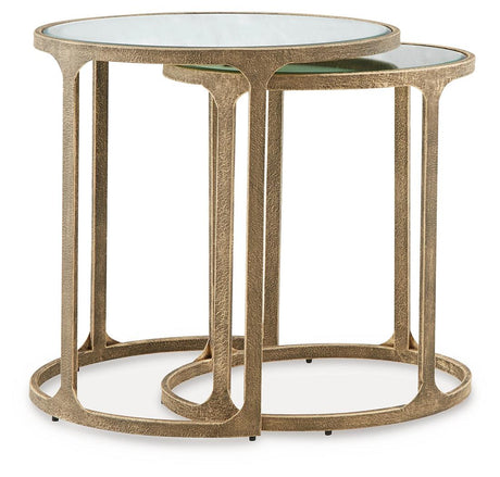 Irmaleigh Antique Black Accent Table by Ashley at Eve Furniture