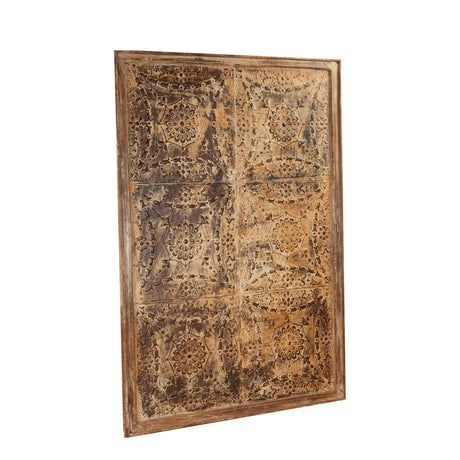 Iron Ceiling Panel Wall Hanging with 6 panels in Antique White by Home Trends & Design at Eve Furniture