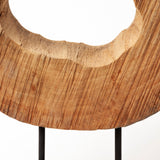 Ironwood II (Small) 13L x 4W Natural Wooden Circular Object by Mercana at Eve Furniture
