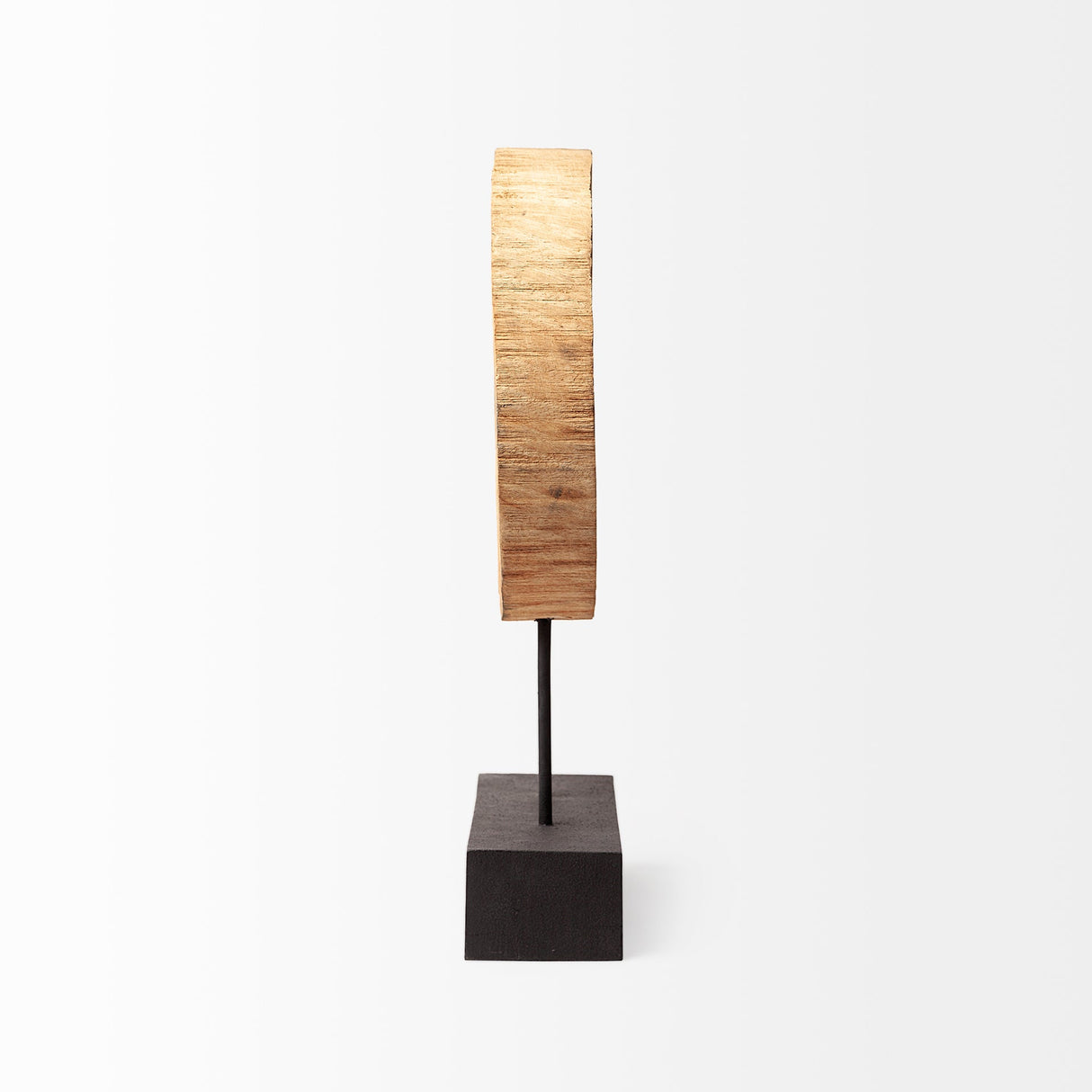 Ironwood II (Small) Natural Wooden Circular Object by Mercana at Eve Furniture