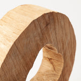 Ironwood II (Small) Natural Wooden Circular Object by Mercana at Eve Furniture
