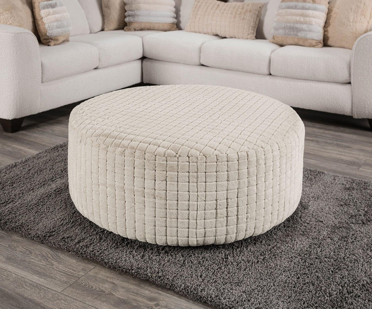 Iroquois Tan Sectional by Furniture of America at Eve Furniture