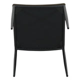 Irvine 18" Dining Chair Olive Green Leather and Iron, Set of 2 by Home Trends & Design at Eve Furniture