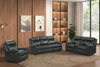 Isabel Black Leather Gel 3-Piece Reclining Set by Happy Homes at Eve Furniture