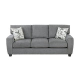 Isabel Dark Gray 2-Piece Living Room Set by Homelegance at Eve Furniture