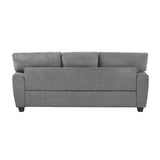 Isabel Dark Gray 2-Piece Living Room Set by Homelegance at Eve Furniture