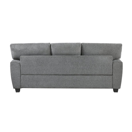 Isabel Dark Gray 2-Piece Living Room Set by Homelegance at Eve Furniture