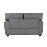 Isabel Dark Gray 2-Piece Living Room Set by Homelegance at Eve Furniture