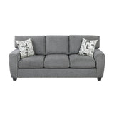Isabel Dark Gray Living Room Set by Homelegance at Eve Furniture