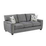 Isabel Dark Gray Living Room Set by Homelegance at Eve Furniture
