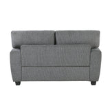 Isabel Dark Gray Living Room Set by Homelegance at Eve Furniture