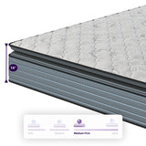 Isabella 14 Inches Hybrid Pillow Top Mattress by NapQueen at Eve Furniture
