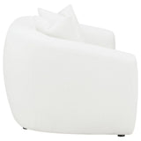Isabella 2-piece Faux Sheepskin Upholstered Sofa Set Natural by Coaster at Eve Furniture