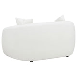 Isabella 2-piece Faux Sheepskin Upholstered Sofa Set Natural by Coaster at Eve Furniture