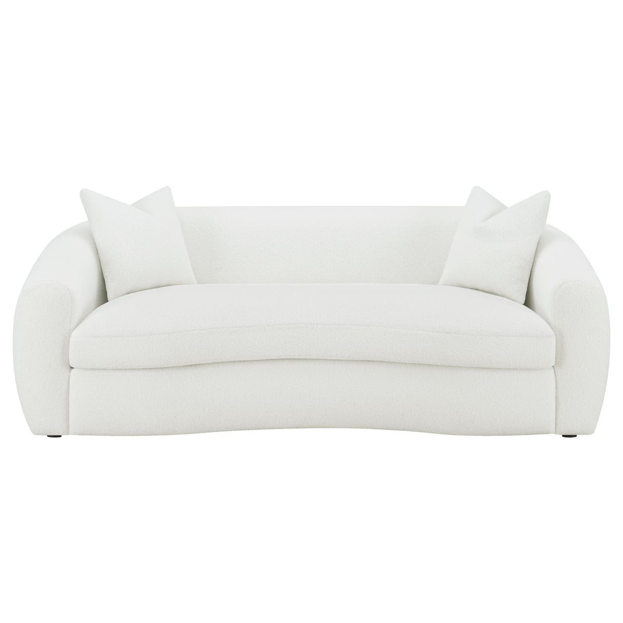 Isabella 3-piece Faux Sheepskin Upholstered Sofa Set Natural by Coaster at Eve Furniture