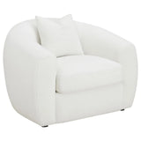 Isabella 3-piece Faux Sheepskin Upholstered Sofa Set Natural by Coaster at Eve Furniture