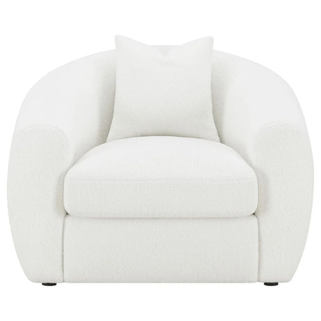 Isabella 3-piece Faux Sheepskin Upholstered Sofa Set Natural by Coaster at Eve Furniture