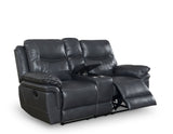Isabella Grey 3-Piece Manual Reclining Set by Steve Silver at Eve Furniture