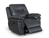 Isabella Grey 3-Piece Manual Reclining Set by Steve Silver at Eve Furniture