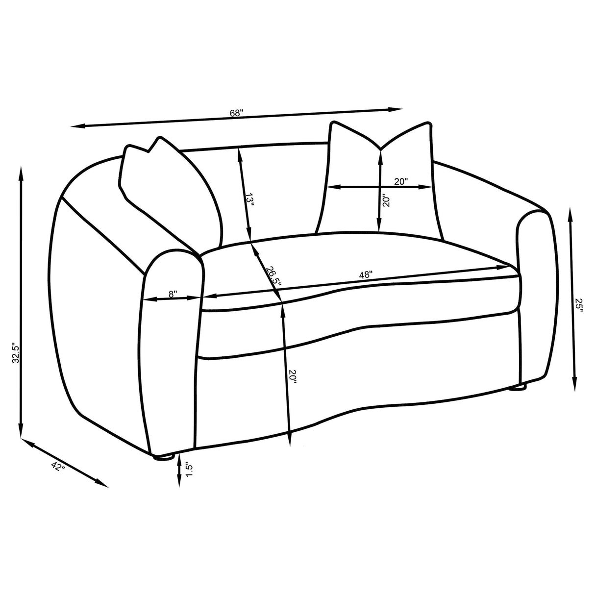 Isabella Sand 3-piece Fabric Upholstered Sofa Set by Coaster at Eve Furniture