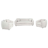 Isabella Sand 3-piece Fabric Upholstered Sofa Set by Coaster at Eve Furniture