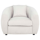 Isabella Sand Fabric Upholstered Accent Chair by Coaster at Eve Furniture
