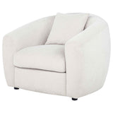 Isabella Sand Fabric Upholstered Accent Chair by Coaster at Eve Furniture