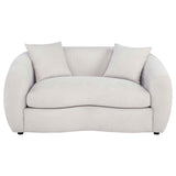 Isabella Sand Fabric Upholstered Loveseat by Coaster at Eve Furniture